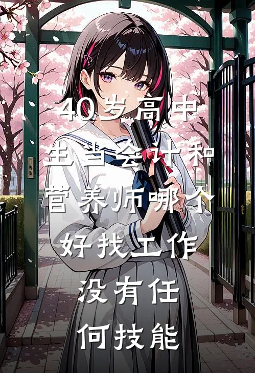 40岁高中生当会计和营养师哪个好找工作,没有任何技能