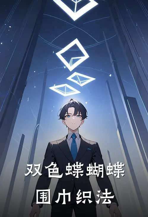 双色蝶蝴蝶围巾织法