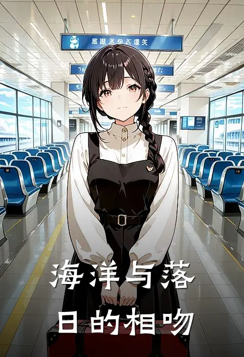 海洋与落日的相吻